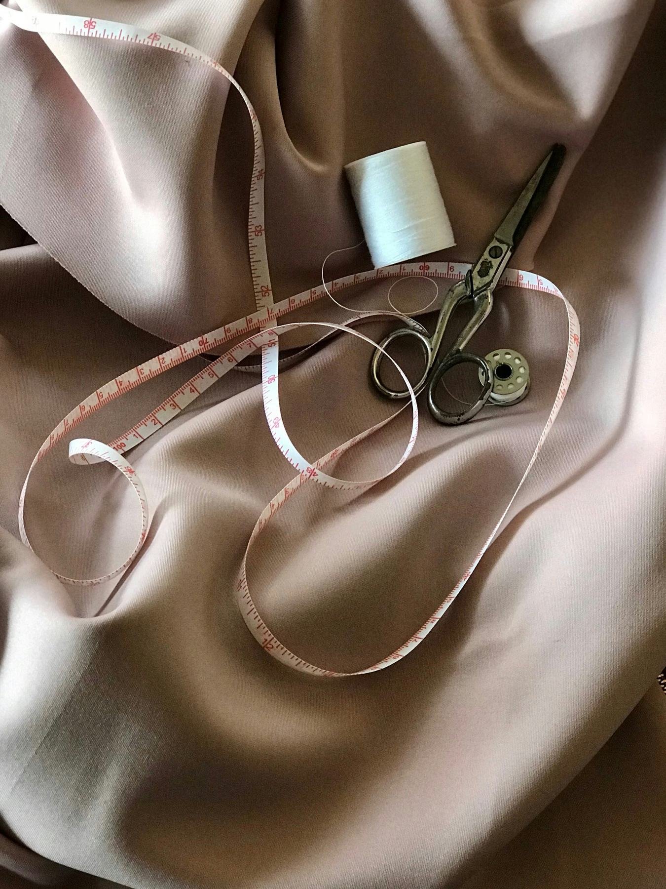 Silk fabric texture