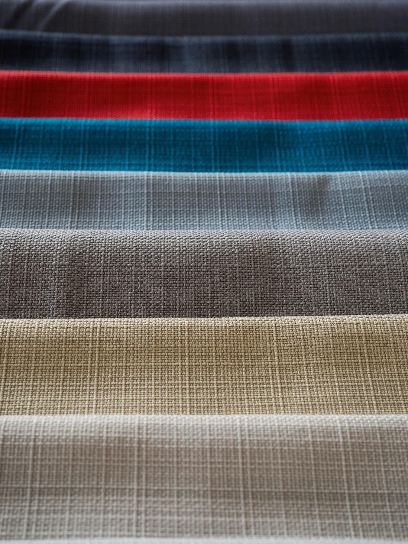 Wool fabric swatches