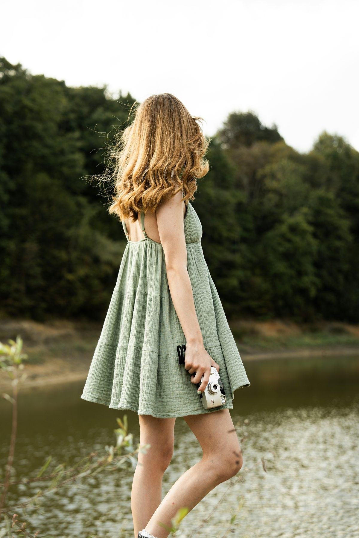 Natural linen fabric