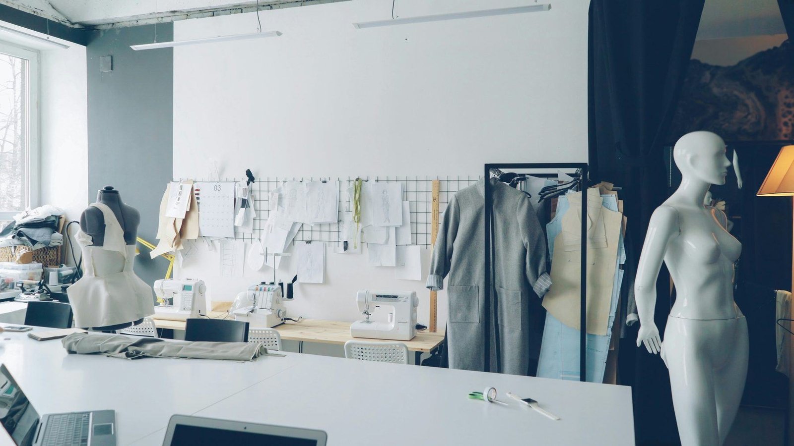 Wide view of the tailoring workshop